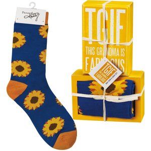 TGIF-This Grandma Is Fabulous Boxed Sock Gift Set